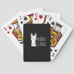 Mama Llama Playing Cards