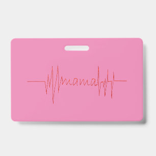 Mama love Mother's day gift for best MOM day Gift Badge