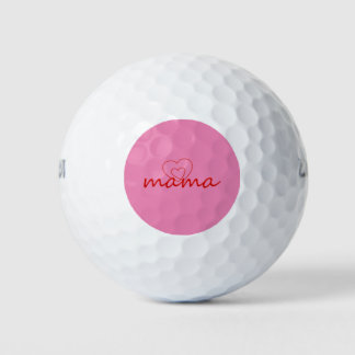 Mama love Mother's day gift for best MOM day Gift Golf Balls