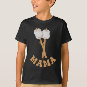 Mama marshmallow happy camper 1st birthday camping T-Shirt