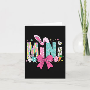 Mama Mini Easter Matching Mama Bunny Easter Day  Card