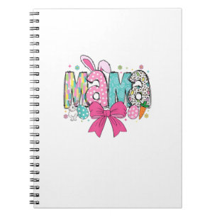 Mama Mini Easter Matching Mama Bunny Easter Day T- Notebook