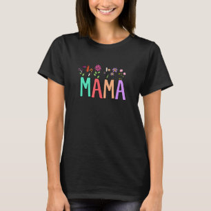 Mama & Mini Floral Mommy & Me Mommy & Daughter Mat T-Shirt