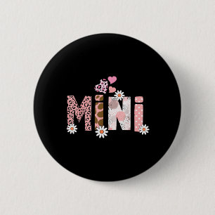 Mama Mini Floral Mommy Me Mommy Daughter Matching 2 Inch Round Button