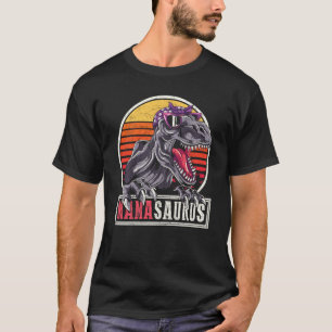 Mama Mom Idea Dinosaur Family Mamasaurus T Rex T-Shirt
