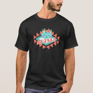 Mama Momma Mommy Mother Madre Cats Felines Kittens T-Shirt