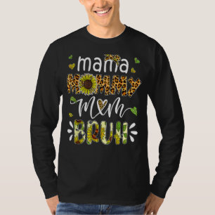 Mama Mommy Mom Bruh Retro Mommy And Me Boy Mom Li T-Shirt