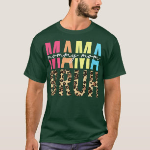 MAMA MOMMY MOM Mothers Day Funny Boy Mom Life Moth T-Shirt