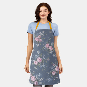 Mama — My First Home Mother & Daughter Floral Tr Apron