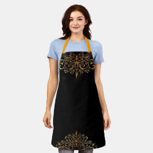 Mama — My First Home Mother & Daughter Floral Tr Apron