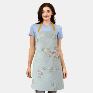 Mama — My First Home Mother & Daughter Floral Tr Apron