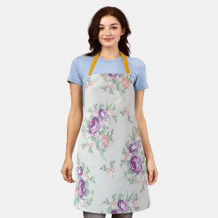 Mama — My First Home Mother & Daughter Floral Tr Apron