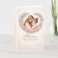 Mama — My First Home | Mother & Daughter Floral Tr