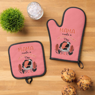 Mama Needs A Mother F*cking Nap Oven Mitt & Pot Holder Set