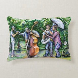 Mama Never Warned Me about Tuba Players Accent Pillow