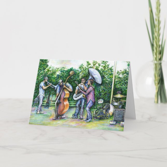 Mama Never Warned Me about Tuba Players Card (Front)