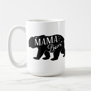 Mama Novelty Bear Funny Retro Coffee Mug