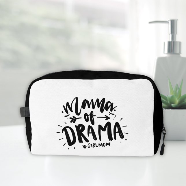 Mama of Drama #girlmom funny  Dopp Kit (toiletry bag for girlmom)