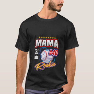 Mama Of The 40th Birthday Basketball Themed 40 Yea T-Shirt
