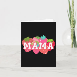 Mama Of The Berry First Birthday Strawberry Matchi Card