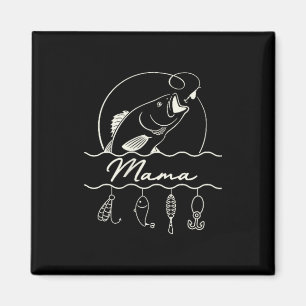 Mama of the big one fishing o-fish-ally 1st magnet