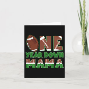 Mama Of The Birthday Boy 1st Year Down Birthday Fo Card