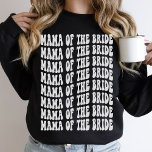 Mama of the Bride White Matching Bridal Party Sweatshirt<br><div class="desc">Are you looking for a fun and unique bachelorette party outfit for mom? Look no further than the white Mama of the Bride personalized matching bridal party crewneck sweatshirt! This sweatshirt is perfect for the mother of the bride, as it features a fun and colourful design that will make her...</div>