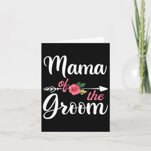 Mama Of The Groom Shirts For Women  Card