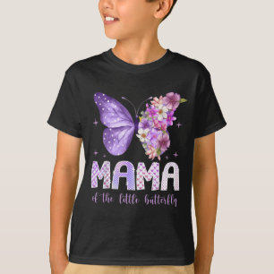 Mama of The Little Butterfly 1st Birthday Girl T-Shirt