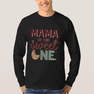 Mama Of The Sweet One Cookies and Milk 1st Birthda T-Shirt