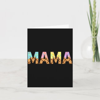 Mama of the sweet one ice cream 1st first family card