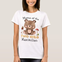 Mama of the Two Wild Woodland Bear Birthday