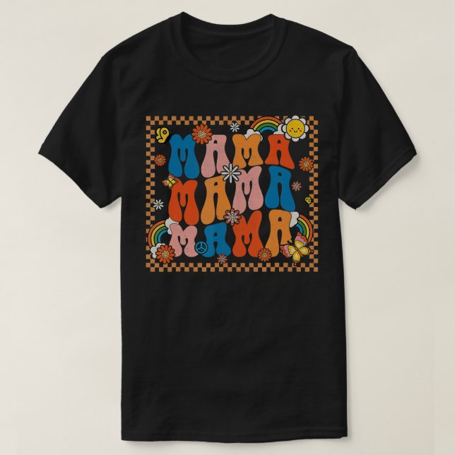 mama one thankful mama thanksgiving mors day  - 12 T-Shirt (Design Front)