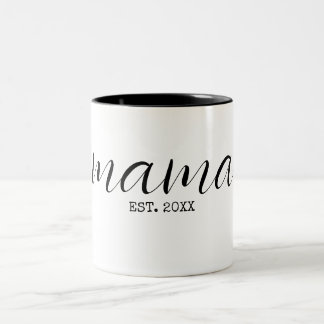 Mama Personalized Two-Tone Coffee Mug