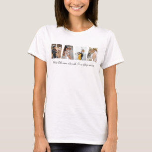 Mama Photo Collage T-Shirt for Mother's day