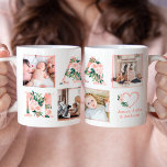Mama Photo Floral Collage Custom Giant Coffee Mug<br><div class="desc">Customize this mug with your own photos and give it as a gift!!</div>