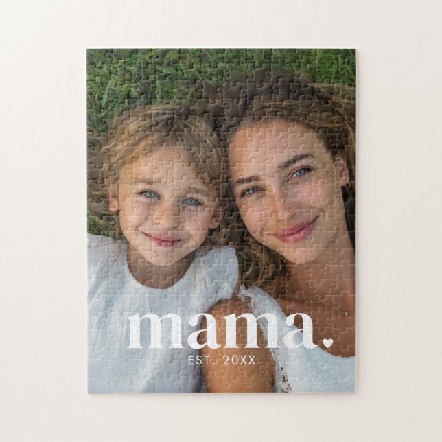 Mama Photo Jigsaw Puzzle (Vertical)