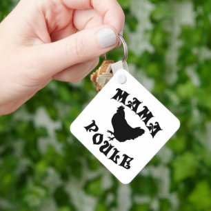 Mama Poule Keychain