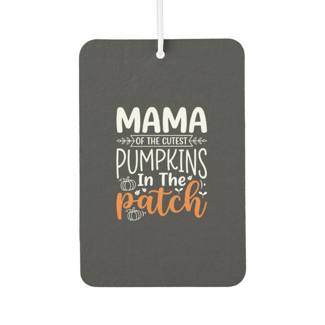 Mama Pumpkins Patch Halloween Design_1 Air Freshener (Front)