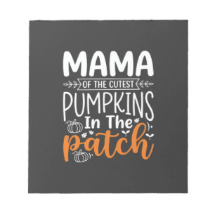 Mama Pumpkins Patch Halloween Design_1 Notepad