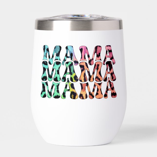 Mama Rainbow Leopard Print (Front)