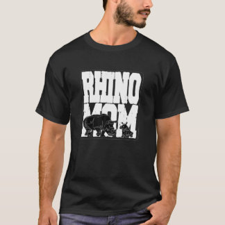 Mama Rhino Mom Rhinoceros, Funny Cute For Mother's T-Shirt