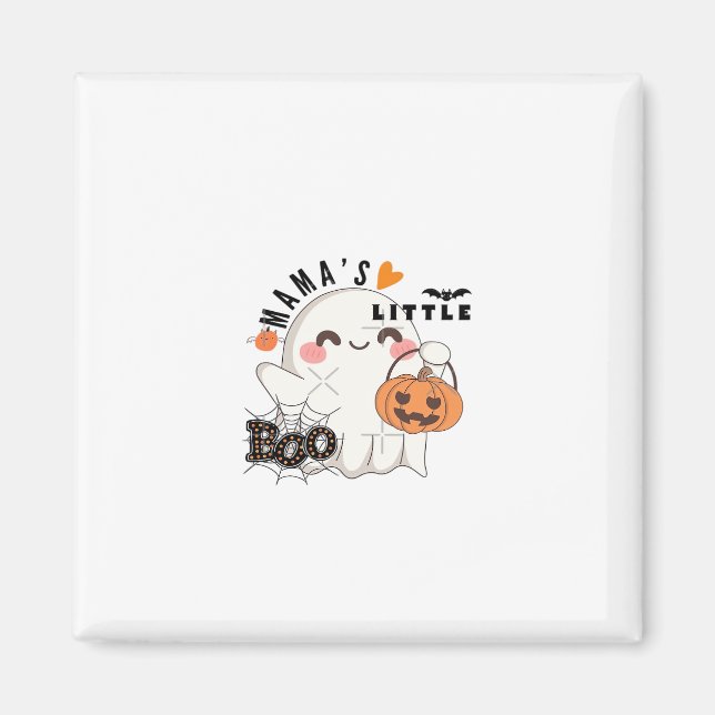 Mama’s Boo – Cute Kawaii Halloween Boo 2025 Graphi Magnet (Front)