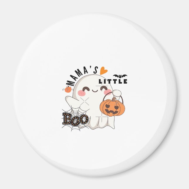 Mama’s Boo – Cute Kawaii Halloween Boo 2025 Graphi Magnet (Front)