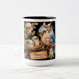 Mama’s Cozy Nest Black Mug 