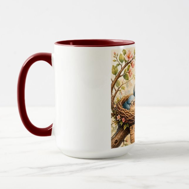 Mama’s Cozy Nest Mug (Left)