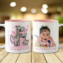 Mama Saurus Happy Mother's Day Photo Personalized