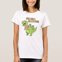 Mama Saurus Playful T-Rex Mom Humorous Graphic