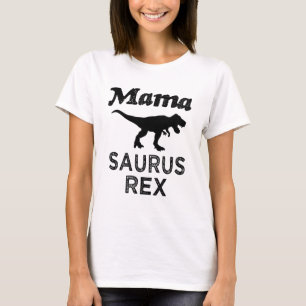 Mama Saurus Rex women's Mom Dino Shirt