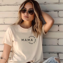 MAMA simple typographie Tshirt